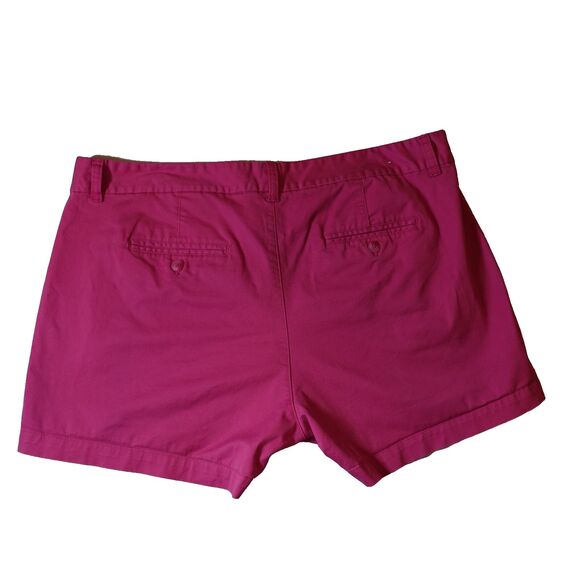 Vintage KHAKIS by GAP Pink Shorts Women’s Sz 16 Summer Vacation Preppy 4" Inseam - Picture 12 of 13
